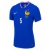 Camiseta Francia Jules Kounde #5 Primera Equipación Replica Eurocopa 2024 mangas cortas